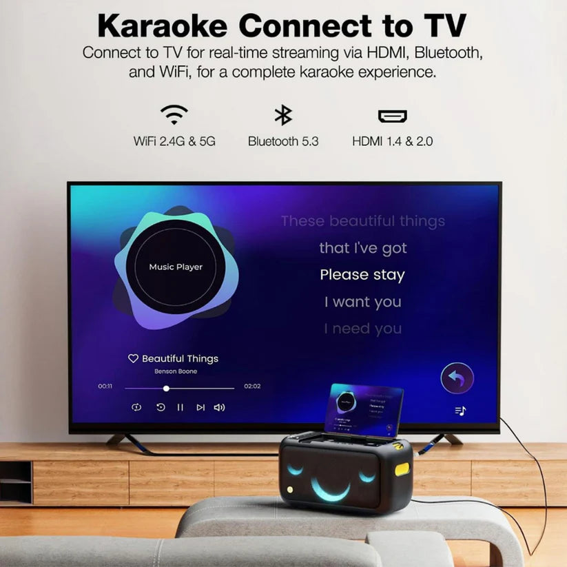 Mobile singing machine