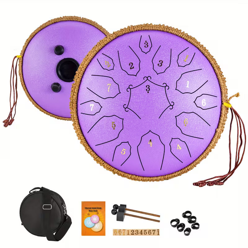 12" Steel Tongue Drum