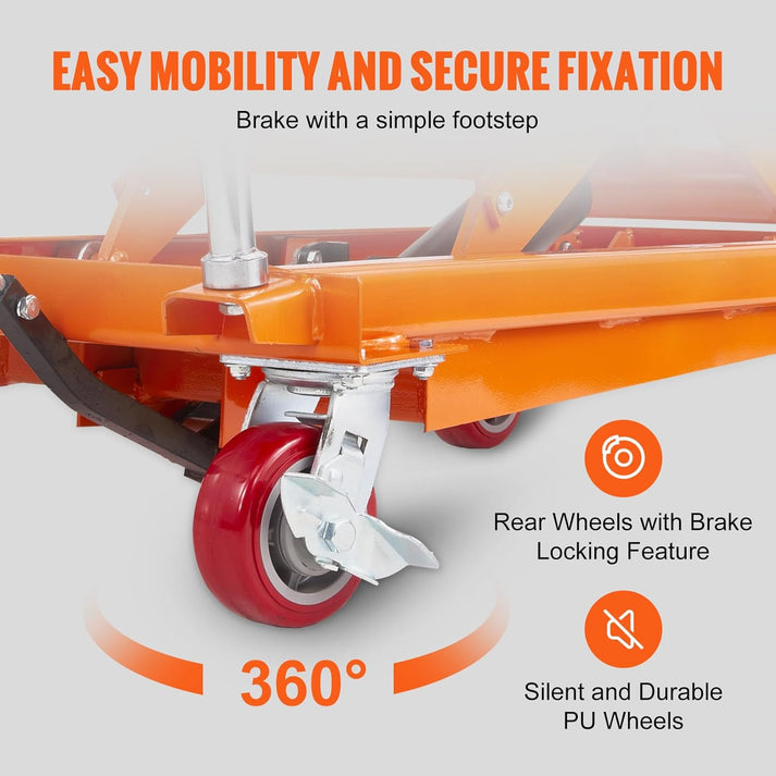 Industrial Hydraulic Lift Cart – Strong, Safe & Easy to Move