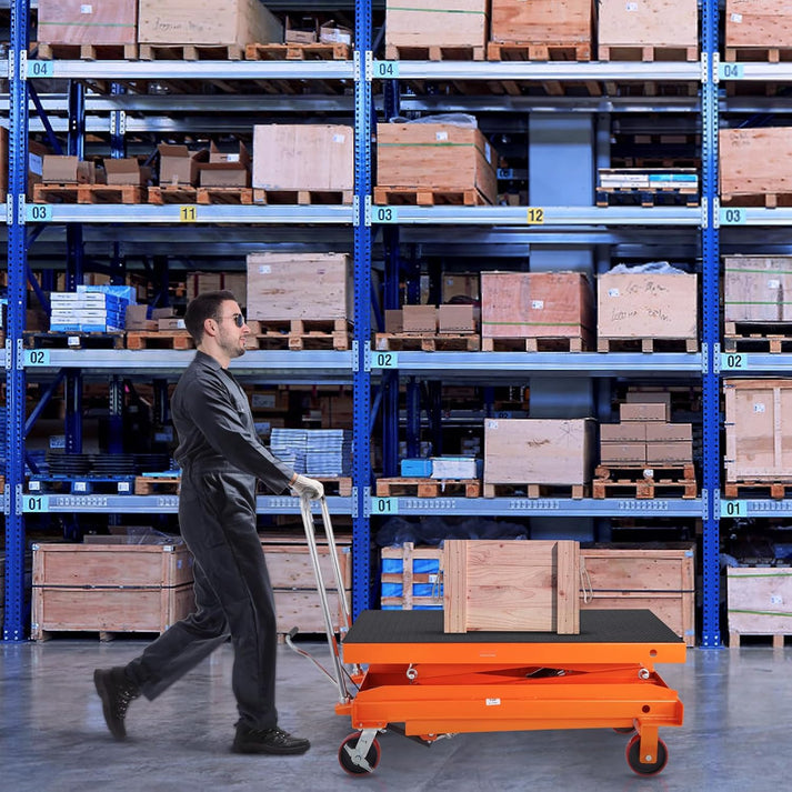 Industrial Hydraulic Lift Cart – Strong, Safe & Easy to Move