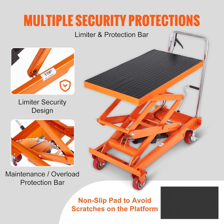 Industrial Hydraulic Lift Cart – Strong, Safe & Easy to Move