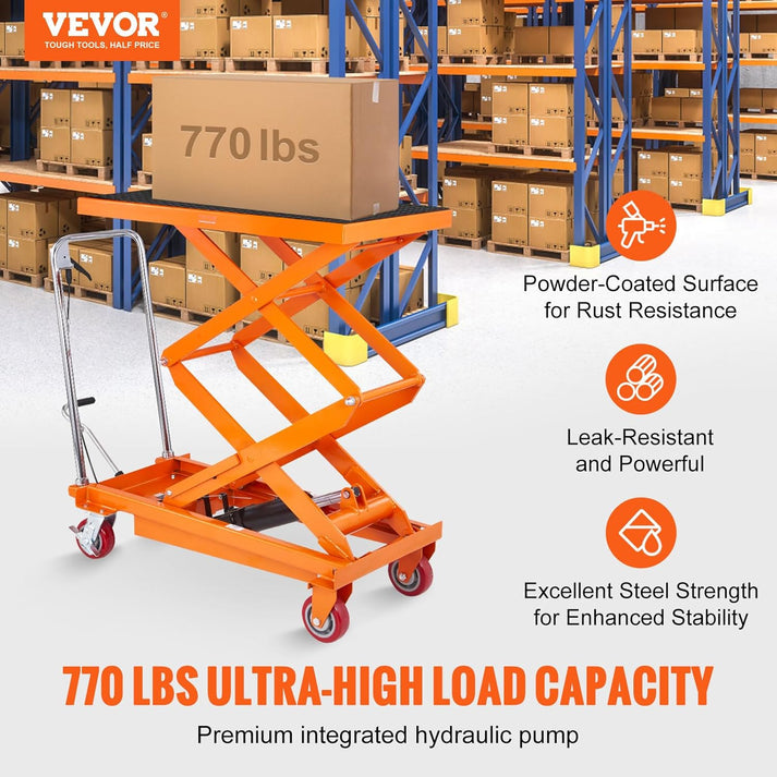 Industrial Hydraulic Lift Cart – Strong, Safe & Easy to Move
