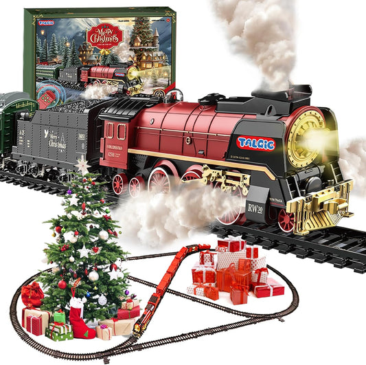 🚂 Realistic Vintage Steam Train Set