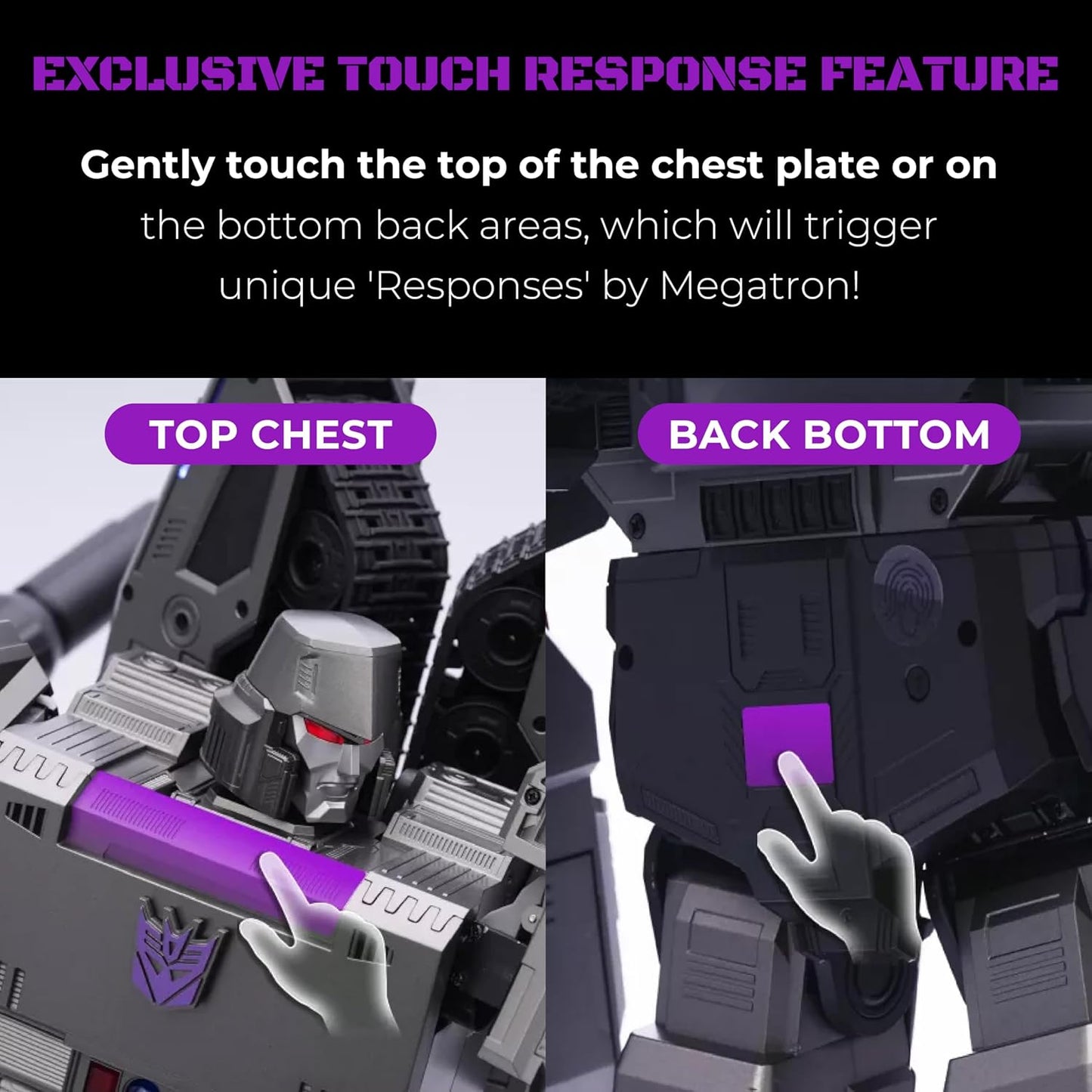 Voice-ActivatedTransforming MegatronTank & Free Shipping