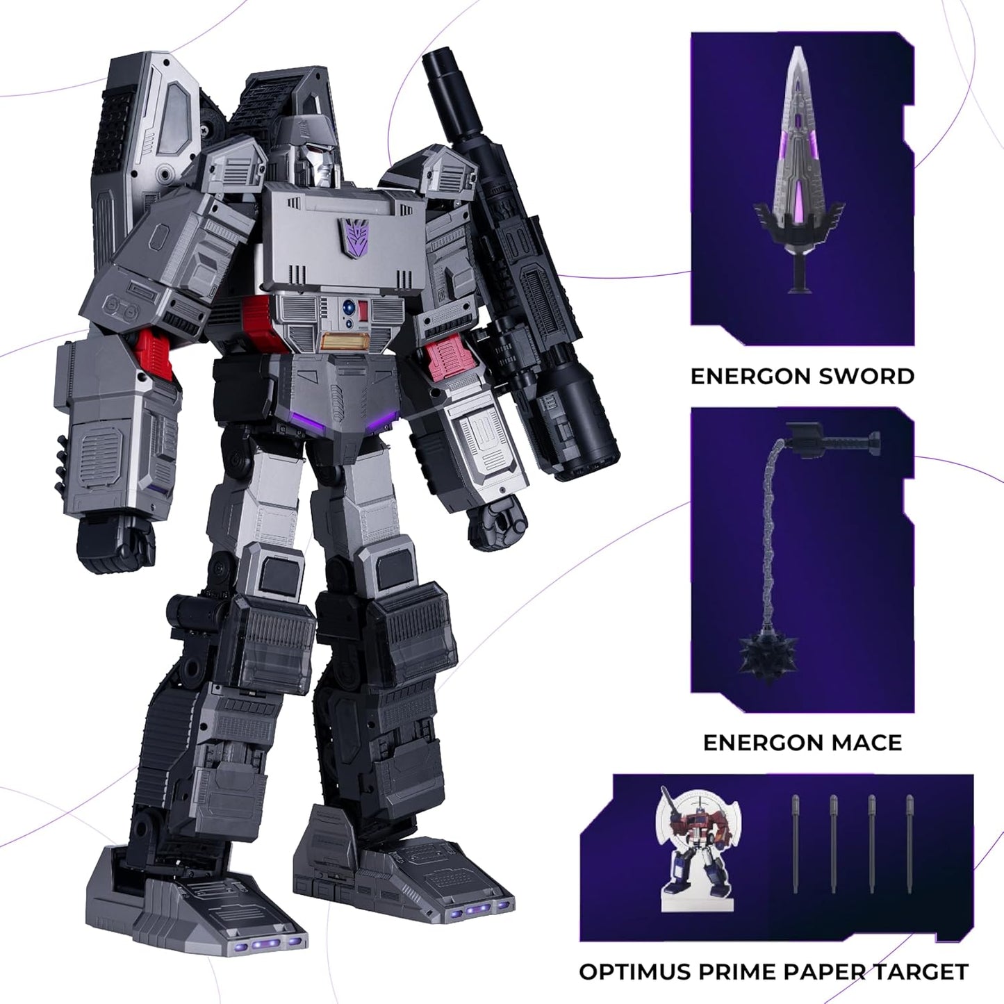 Voice-ActivatedTransforming MegatronTank & Free Shipping